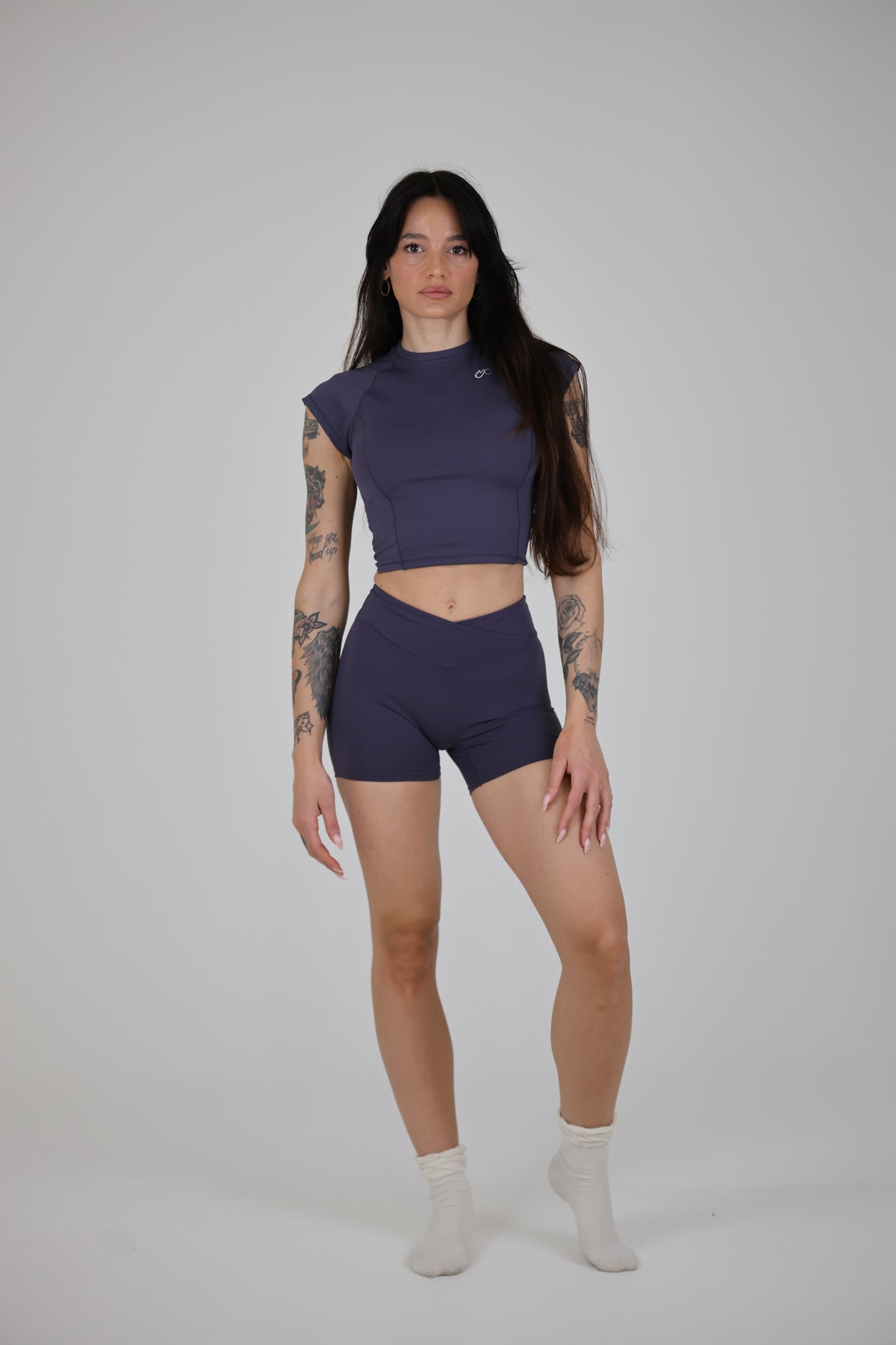 Shorts Luna Blu Grey 4