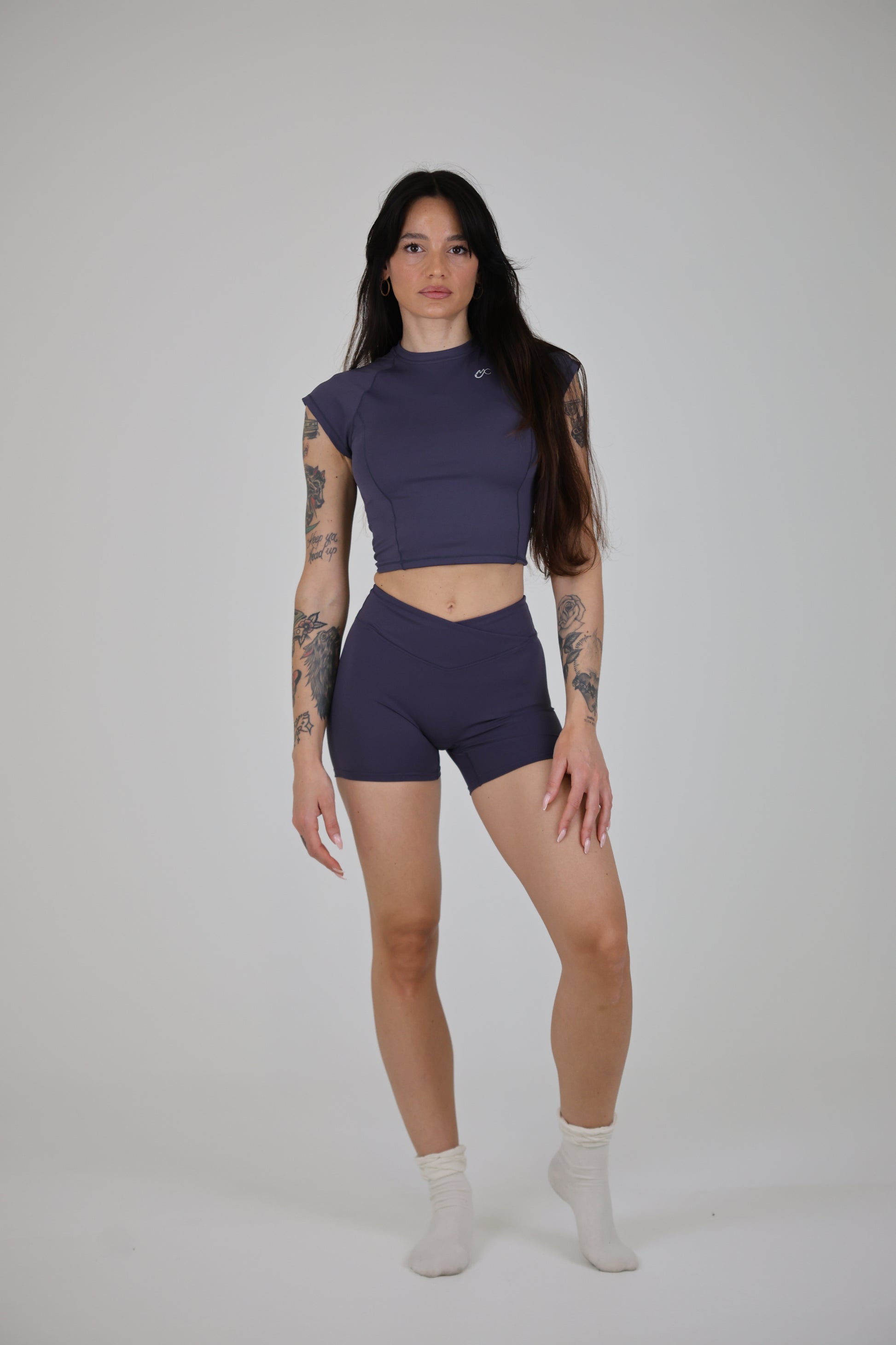 Shorts Luna Blu Grey 4