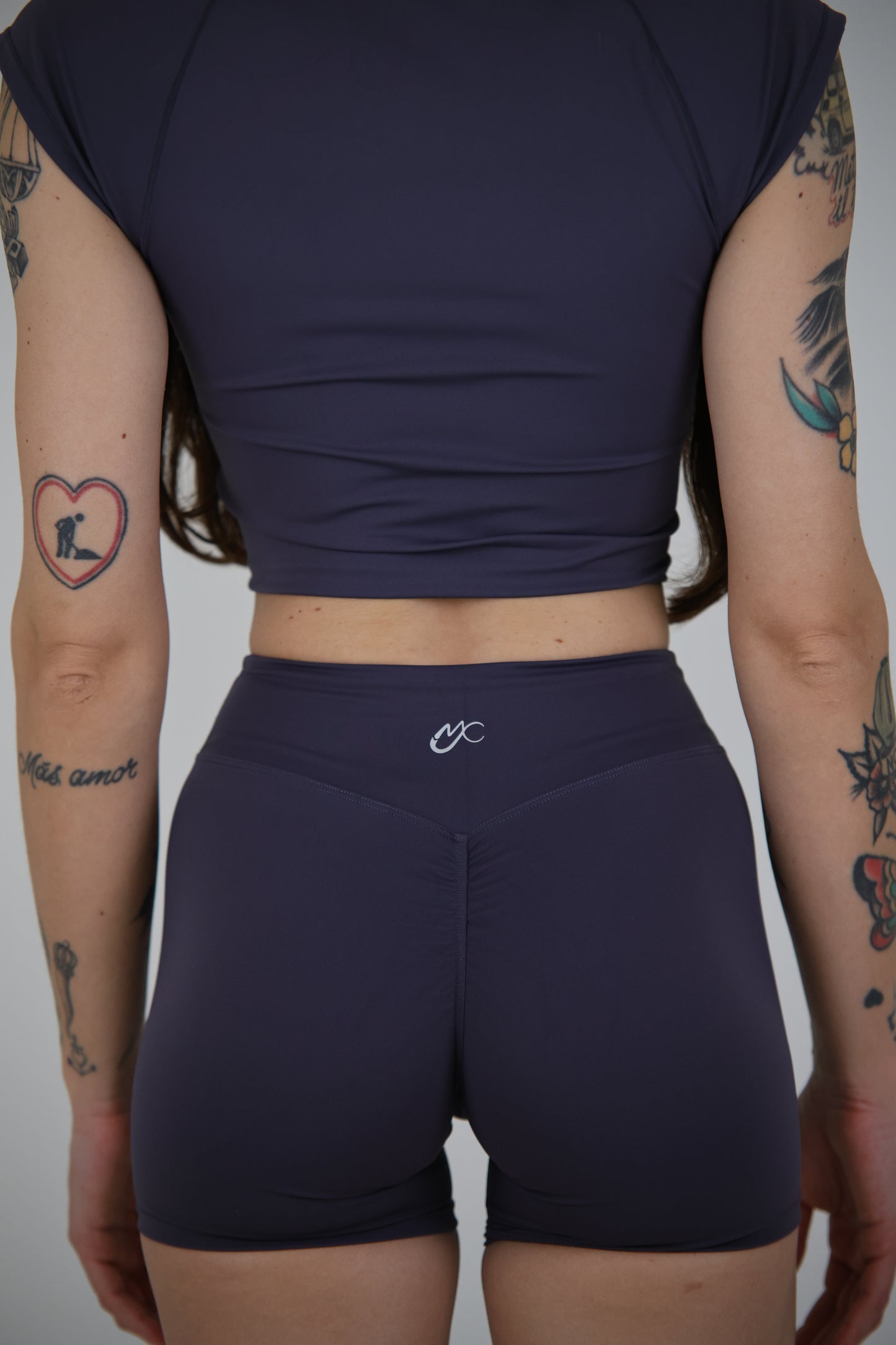 Shorts Luna Blu Grey 3
