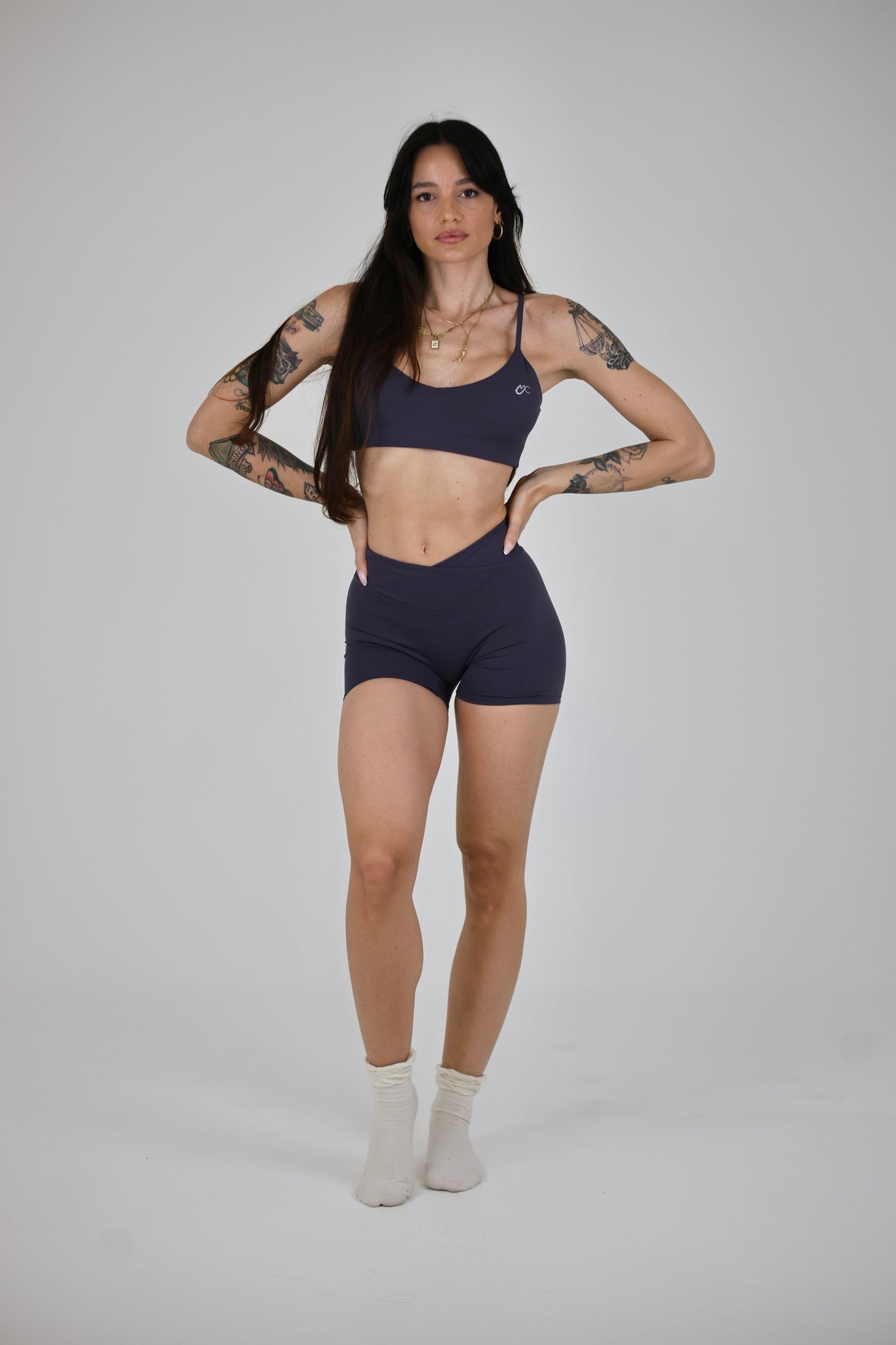 Shorts Luna Blu Grey 1